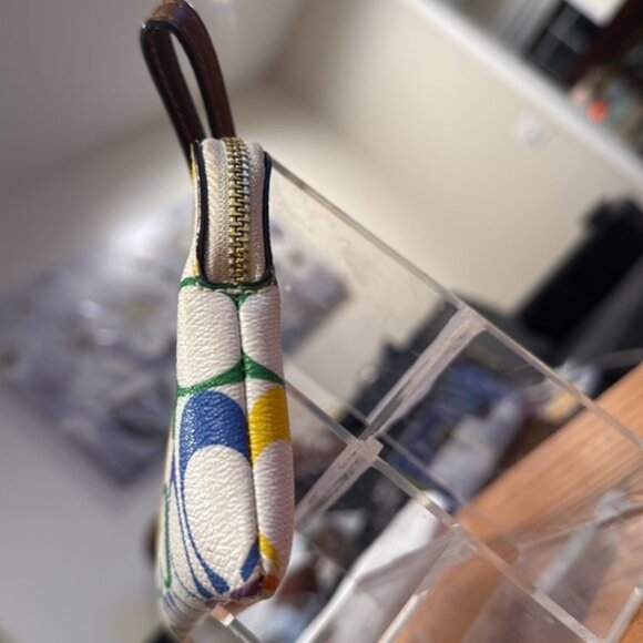 Coach Signature Rainbow Wristlet (Style #3289)(Pride Collection)(EUC) - Picture 7 of 11